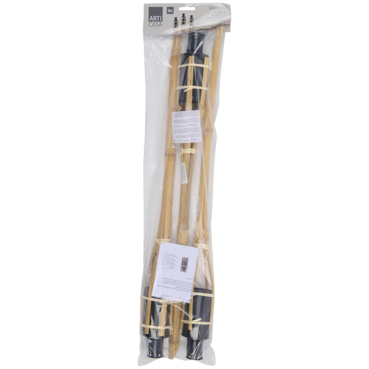 Pochodnia bambusowa 60 cm 3szt – zdjęcie 6