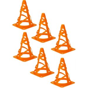 Pachołek stożek z otworami 18cm kpl 6szt XQMAX