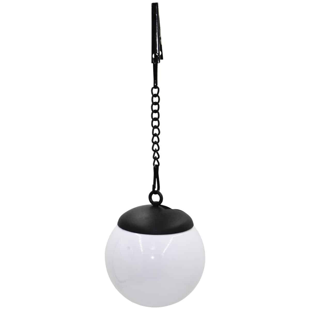 Lampa solarna plastikowa kula wisząca na klips 10x30cm kpl.2szt – zdjęcie 8