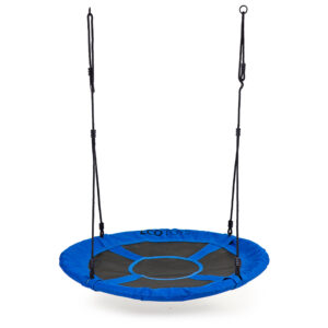Huśtawka ogrodowa bocianie gniazdo 100 cm niebieska ECOTOYS