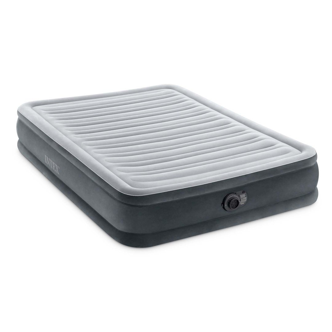 Materac łóżko do spania dwuosobowy z pompką automatyczną 191x137 cm INTEX 67768 - obrazek 3