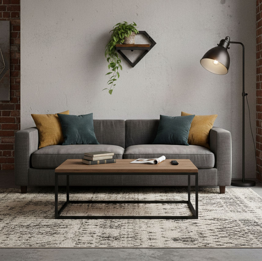 Kwietnik ścienny półka wisząca na kwiaty ozdoby loft diament ModernHome - obrazek 3