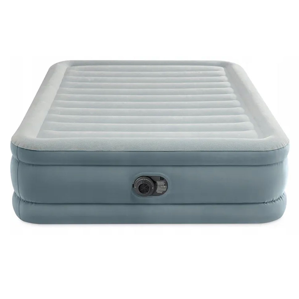Materac dmuchany dwuosobowy 203x152x46 cm z wbudowaną pompką elektryczną INTEX 64824 - obrazek 3