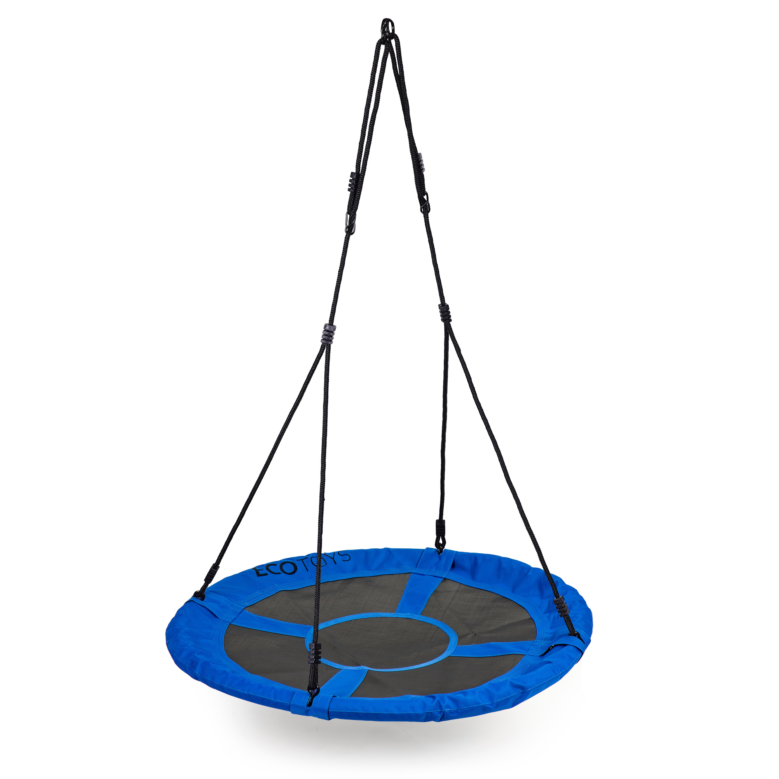Huśtawka ogrodowa bocianie gniazdo 100 cm niebieska ECOTOYS - obrazek 3