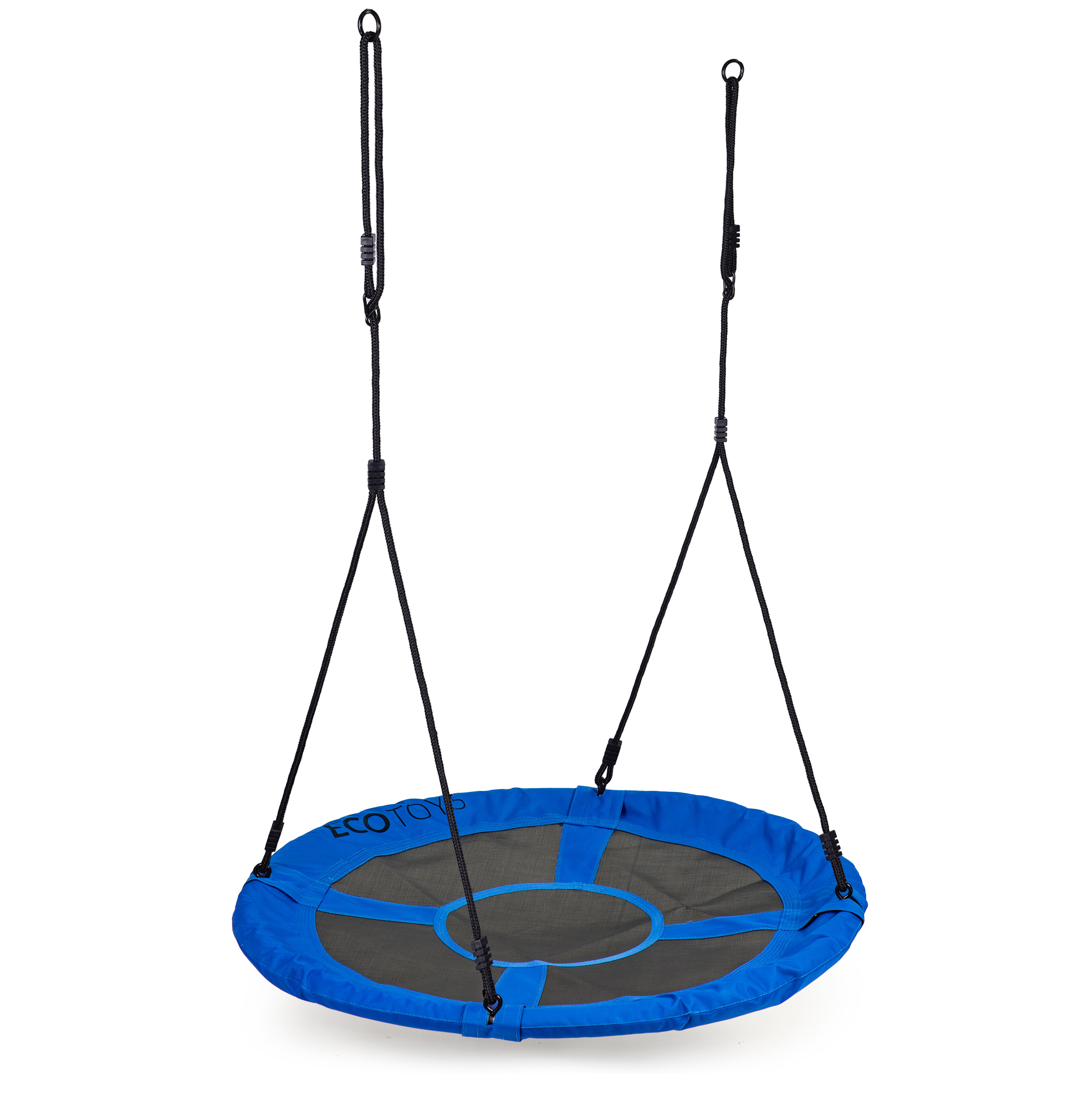 Huśtawka ogrodowa bocianie gniazdo 100 cm niebieska ECOTOYS - obrazek 4